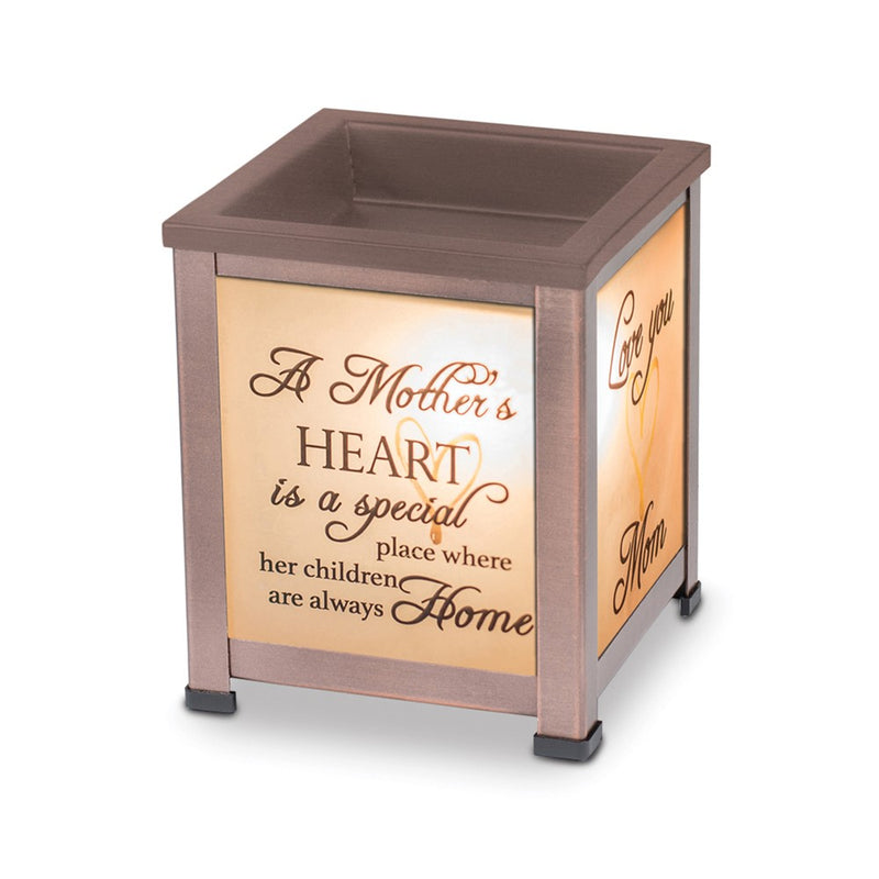 A Mother's Heart Is A Special Place. Light-Up Glass Lantern Scented Wax Warmer