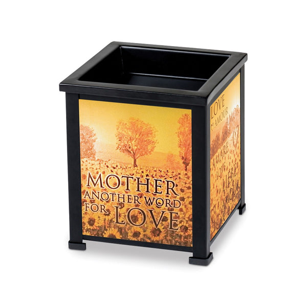 Mother Is Another Word For Love Light-Up Glass Lantern Scented Wax Warmer