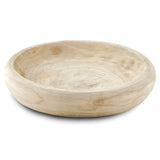 Natural Finish Hand-carved Large Paulownia Wood Bowl
