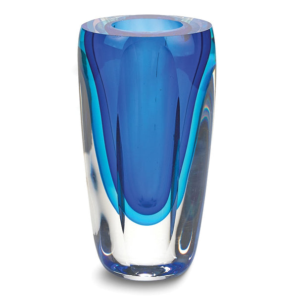 Badash Blue Azure Handcrafted Art Class Vase