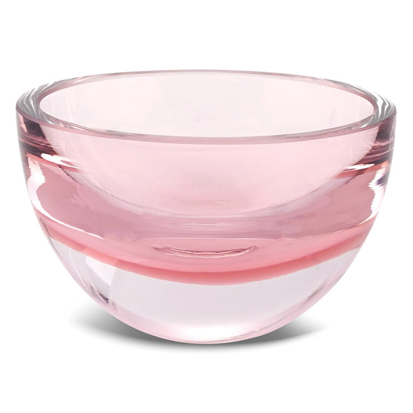 Badash Midnight Pink European Handcrafted Lead-free Crystal 6 inch Bowl