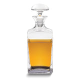 Badash European Handcrafted Lead-free Crystal Square 34 ounce Decanter