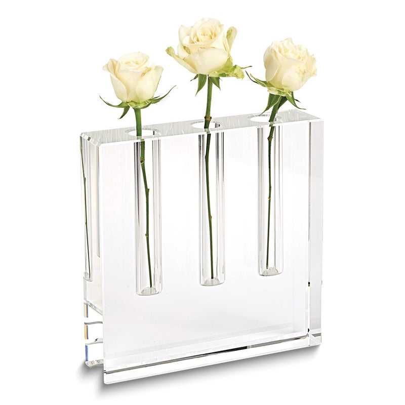 Badash Handcrafted Lead-free Crystal Three Bud Vase