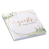Lillian Rose Botanical GUESTS THOUGHTS AND WISHES 34-Page Blank Guest Book