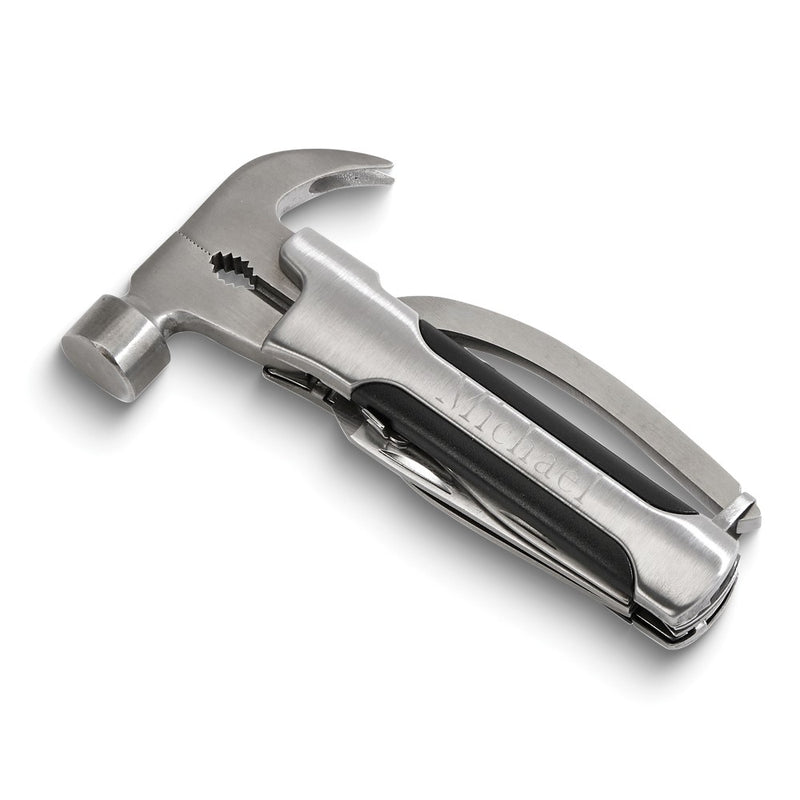 Stainless Steel Hammer/Pliers/Screwdriver/Saw/Knife/Bottle Opener Multi-Purpose Tool in Storage Pouch