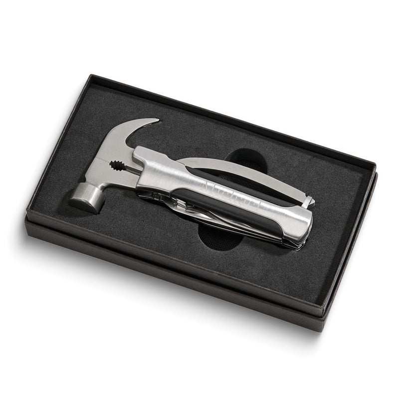 Stainless Steel Hammer/Pliers/Screwdriver/Saw/Knife/Bottle Opener Multi-Purpose Tool in Storage Pouch