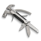 Stainless Steel Hammer/Pliers/Screwdriver/Saw/Knife/Bottle Opener Multi-Purpose Tool in Storage Pouch
