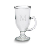 Set of 12 Glass 8 Ounce Irish Coffee Mugs