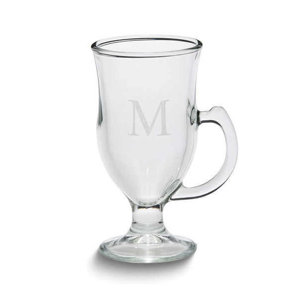 Set of 12 Glass 8 Ounce Irish Coffee Mugs