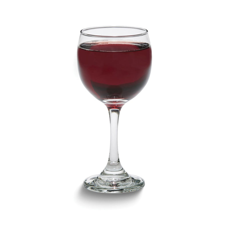 Set of 12 Glass Red Wine Goblets