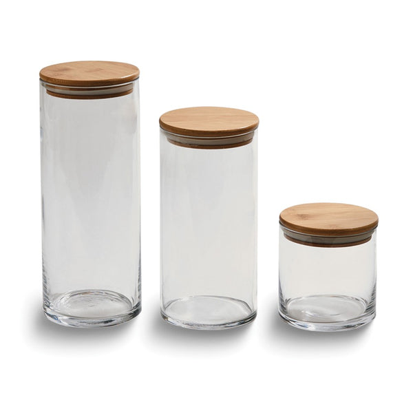 20 ounce Glass Storage Jar with Bamboo Lid