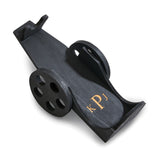 Black Pine Wood Wine Bottle Cart
