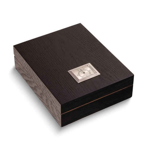 Espresso Finish Wood 6-Cigar Humidor with Spanish Cedar Lining and External Hygrometer