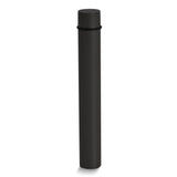 Black Stainless Steel Odor-Resistant Doobie TubeT