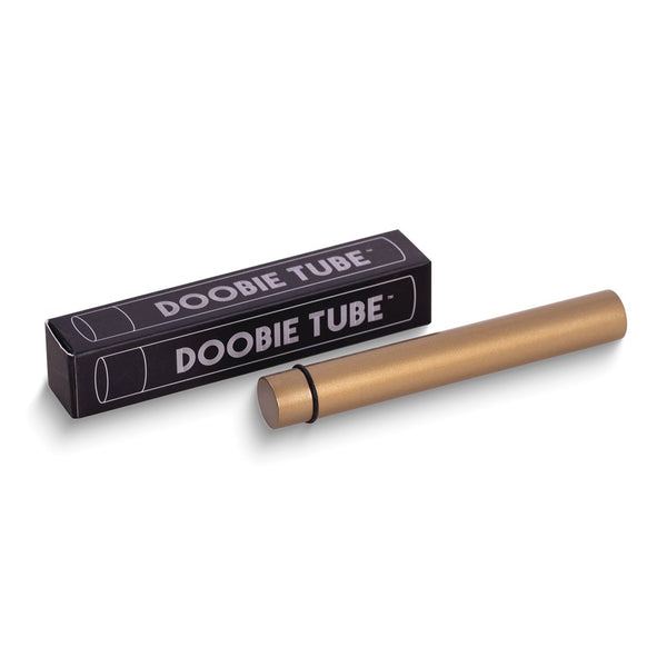 Gold-tone Stainless Steel Odor-Resistant Doobie TubeT