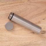 Silver-tone Stainless Steel Odor-Resistant Doobie TubeT Quattro
