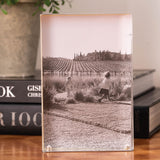 Acrylic and Stainless Steel 4x6 Shadow Photo Frame