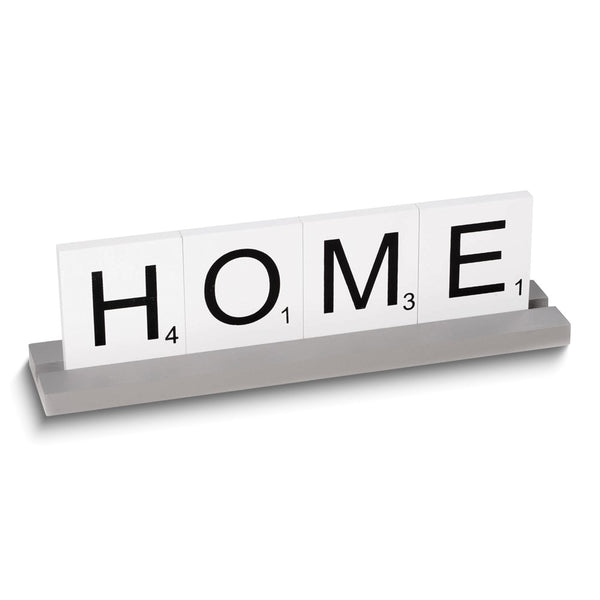 HOME Removable Wooden Letter Tiles Sign