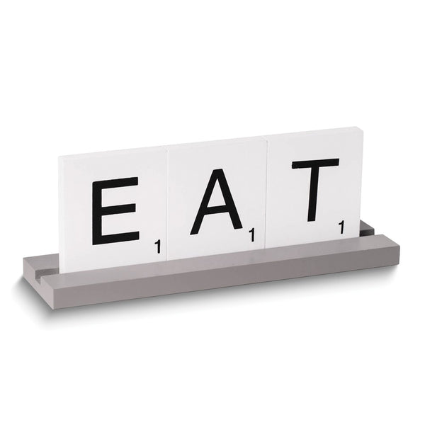EAT Removable Wood Letter Tiles Table Top Decor