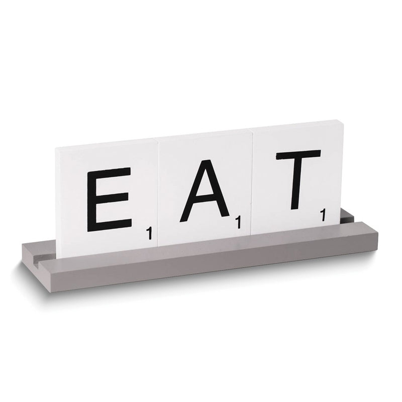 EAT Removable Wood Letter Tiles Table Top Decor