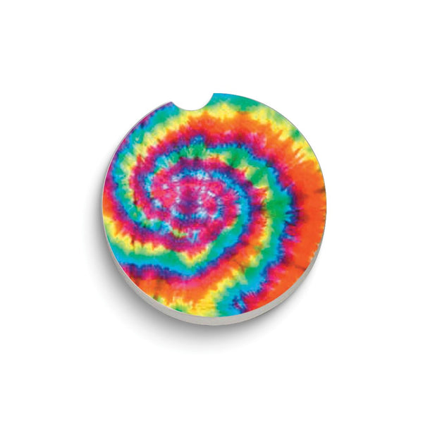 Tie Dye Absorbent Stone Car Coaster