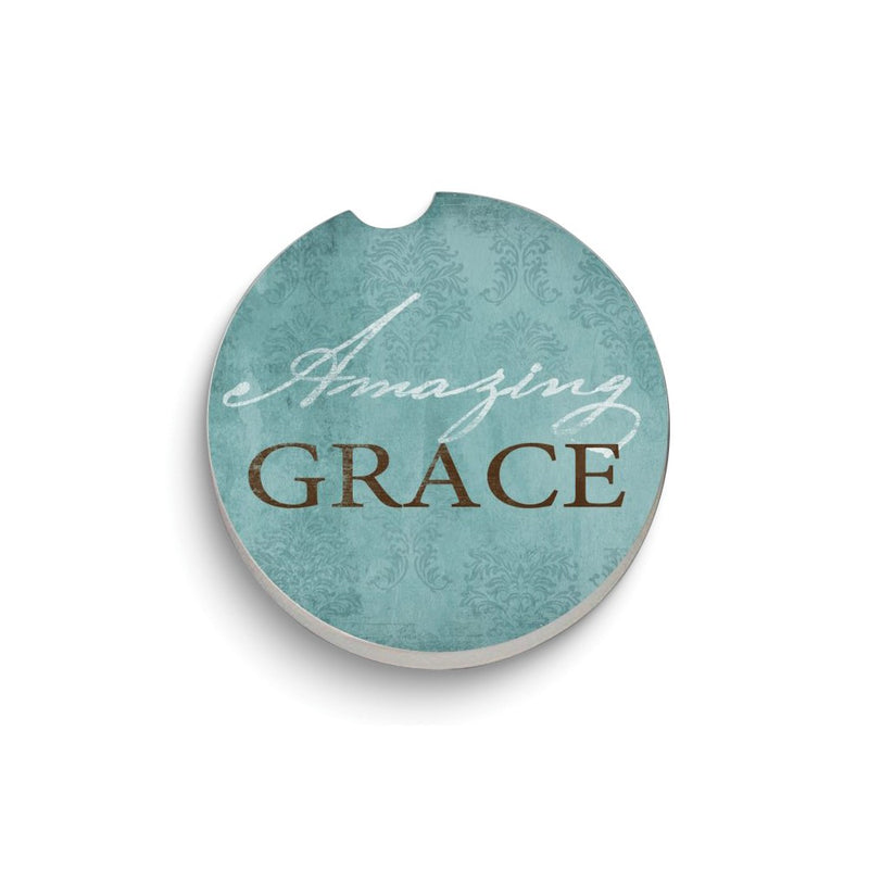 AMAZING GRACE Absorbent Stone Car Coaster