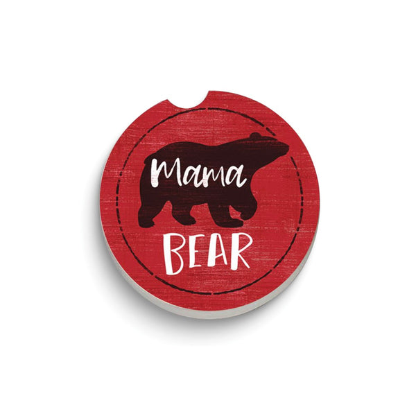 MAMA BEAR Absorbent Stone Car Coaster