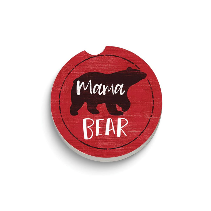MAMA BEAR Absorbent Stone Car Coaster
