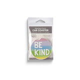 BE KIND Absorbent Stone Car Coaster