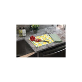 Watercolor Lemons 15 x 12 inch Tempered Glass Counter Saver Cutting Board