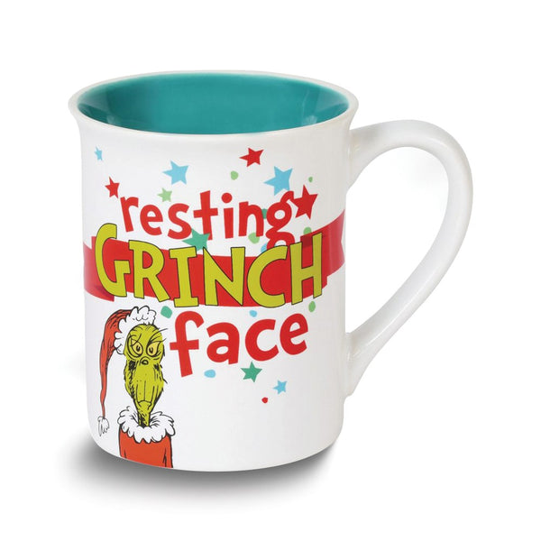 The Grinch Resting Grinch Face 16 oz. Stoneware Mug