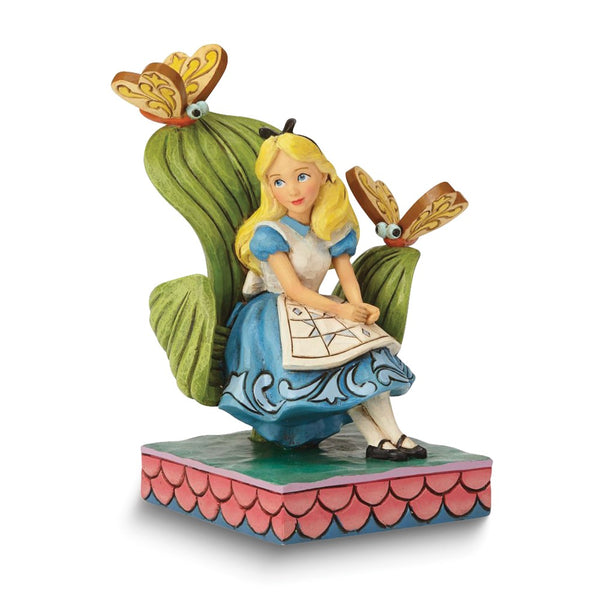 Disney Traditions by Jim Shore CURIOUSER AND CURIOUSER Alice in Wonderland Figurine