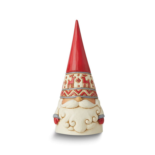 Jim Shore Heartwood Creek Wonders At Work Red Reindeer Hat Gnome Figurine