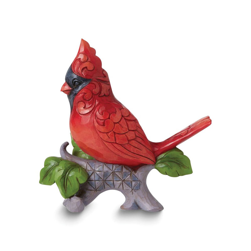 Jim Shore Heartwood Creek CARDINAL SINGS FOR THE JOY HE BRINGS Cardinal On Branch Figure