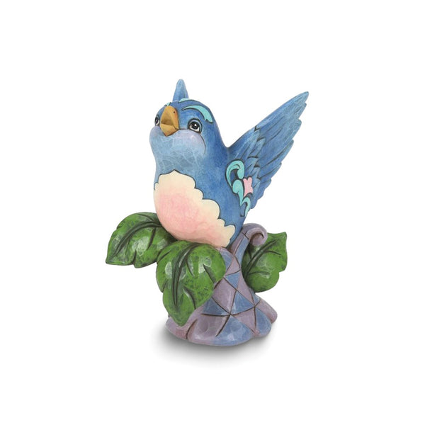Jim Shore Heartwood Creek SWEET SONG OF HAPPINESS Bluebird On Branch Figure