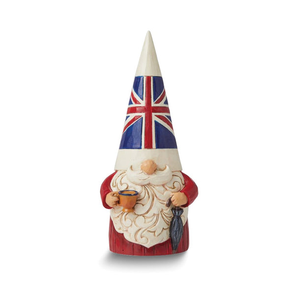 Jim Shore Heartwood Creek FANCY A CUPPA British Gnome Figure