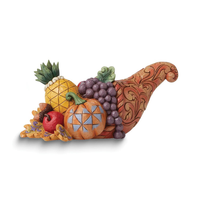 Jim Shore Heartwood Creek Harvest Cornucopia Figure