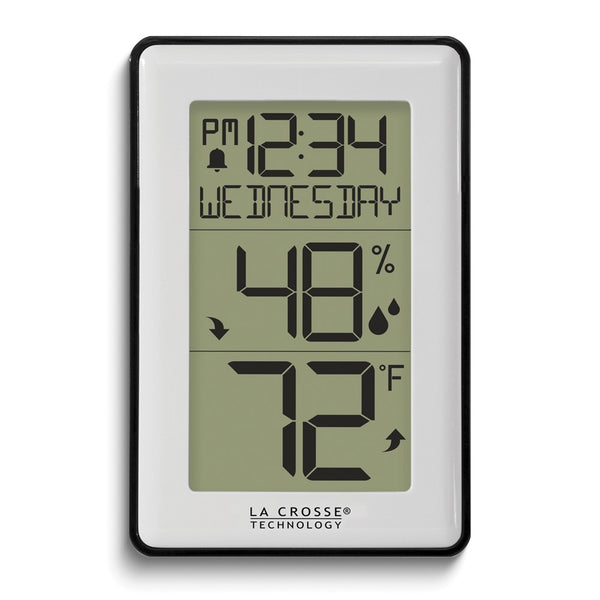Indoor Temperature and Humidity Digital Alarm Clock and Weather Station