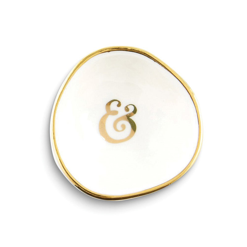 Ampersand Ceramic Ring Dish