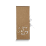 Gold-tone Stainless Steel LET THEM EAT WEDDING CAKE Boxed Server Set