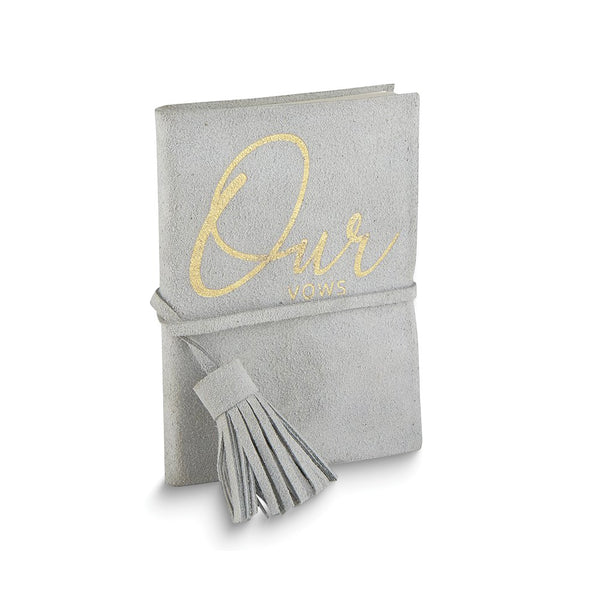 OUR VOWS Suede Leather Book