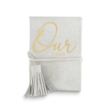 OUR VOWS Suede Leather Book