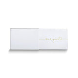 GUESTS Suede Leather Guest Book