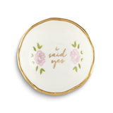 I SAID YES Ceramic Jewelry Dish