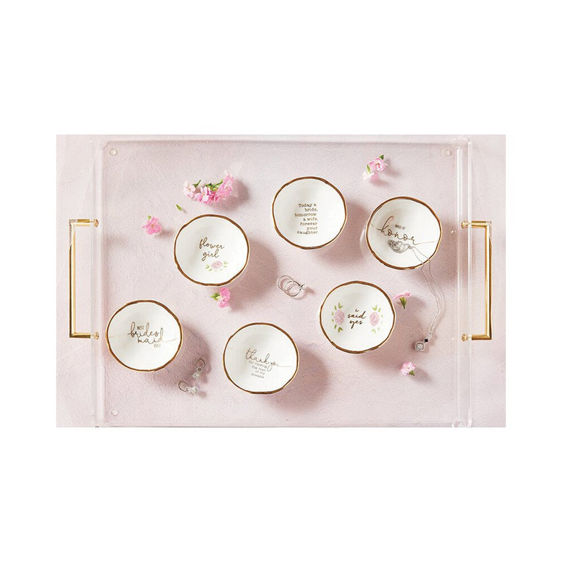 BEST BRIDESMAID EVER Ceramic Jewelry Dish