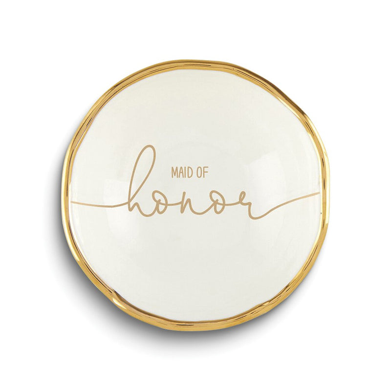 MAID OF HONOR Ceramic Jewelry Dish