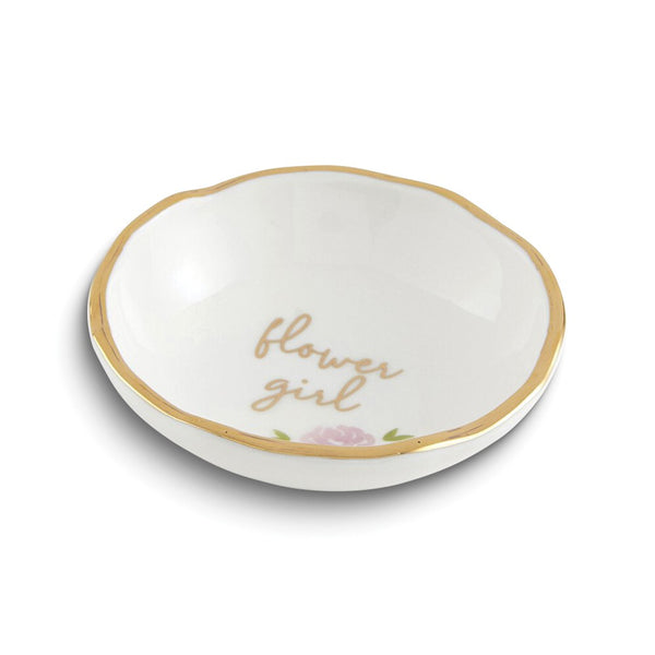FLOWER GIRL Ceramic Jewelry Dish