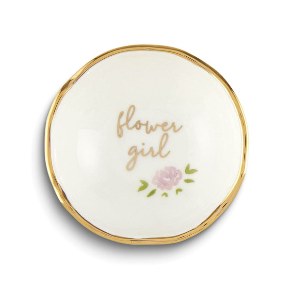 FLOWER GIRL Ceramic Jewelry Dish