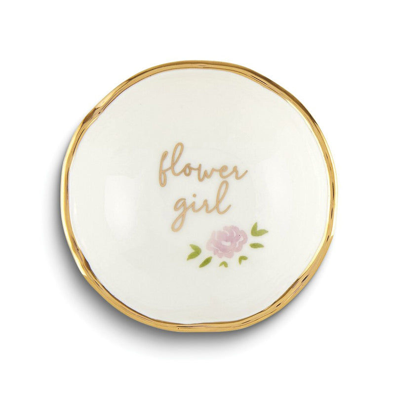 FLOWER GIRL Ceramic Jewelry Dish