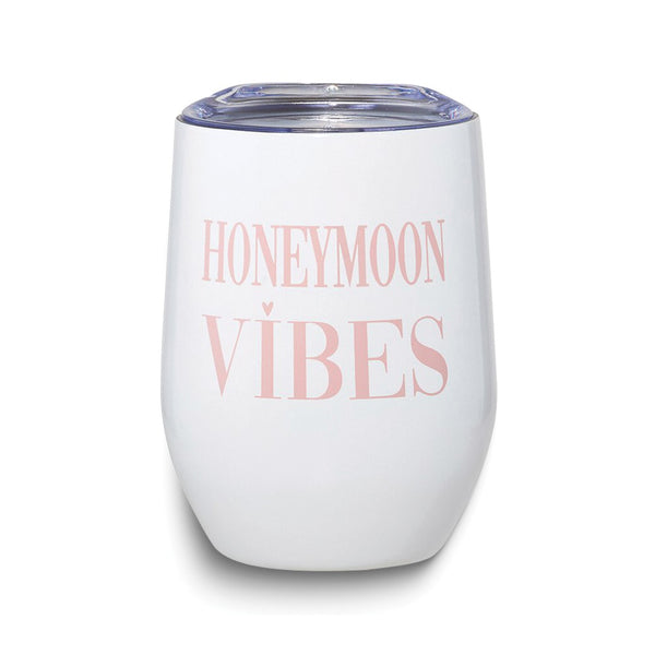 HONEYMOON VIBES Stainless Steel Wine Travel Tumbler